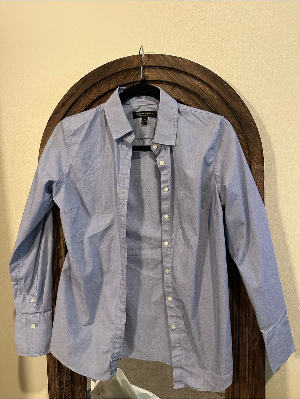 Banana Republic Light Blue Button-Down Women's Shirt